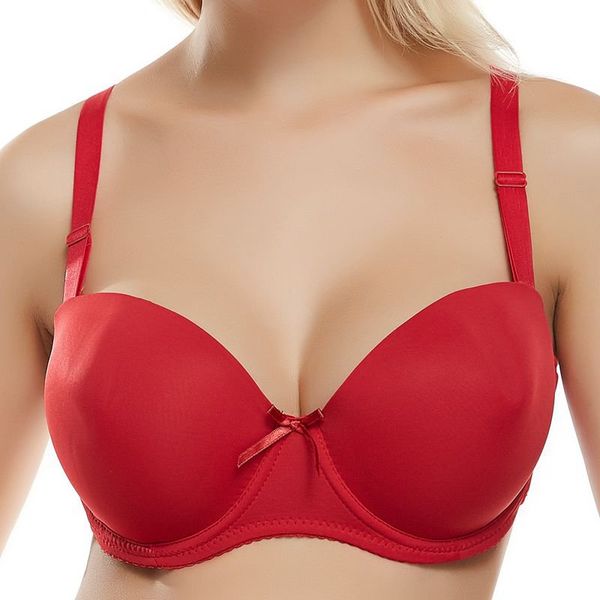bras for women smooth ultrathin 3/4 cup bra fashion deep v underwear push up bras lingerie seamless 6 colors, Red;black
bras for women smooth ultrathin 3/4 cup bra fashion deep v underwear push up bras lingerie seamless 6 colors, Red;black