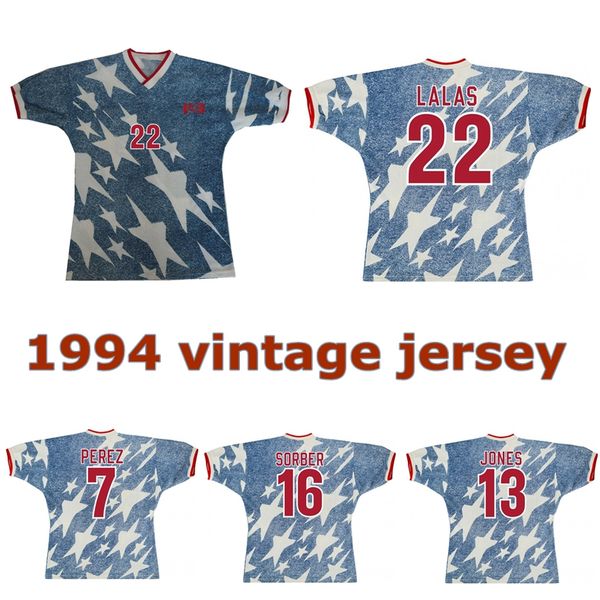 1994 american retro away soccer jersey 94 lalas jones sorber balboa perez vintage classic old football shirt, Black;yellow
1994 american retro away soccer jersey 94 lalas jones sorber balboa perez vintage classic old football shirt, Black;yellow