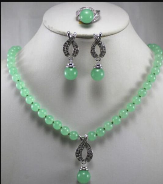 jewelry fashion women's precious stone necklace earring ring(7/8/9)jewelry set, Black
jewelry fashion women's precious stone necklace earring ring(7/8/9)jewelry set, Black