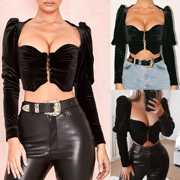 new arrival women retro puff long sleeve t-shirt ladies vintage elegant solid square neck bustier, White
new arrival women retro puff long sleeve t-shirt ladies vintage elegant solid square neck bustier, White