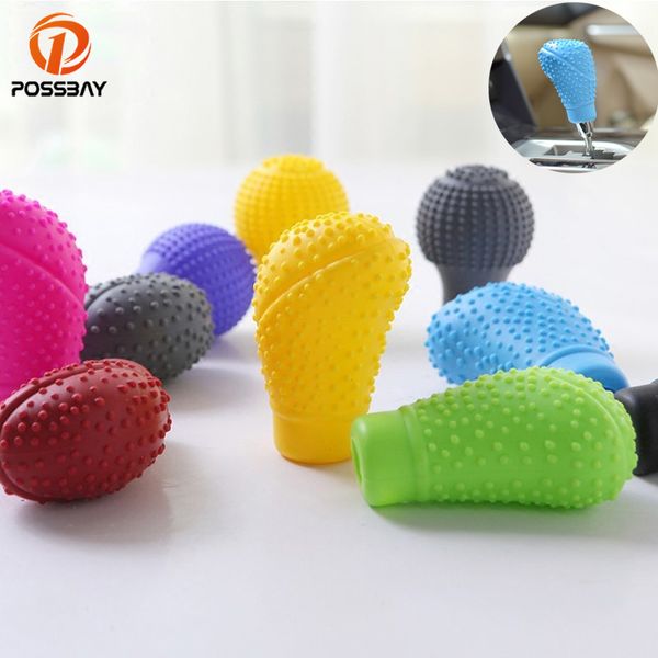 possbay universal soft silicone car gear shift knob cover handbrake cover manual shift lever sleeve case car antislip knob
possbay universal soft silicone car gear shift knob cover handbrake cover manual shift lever sleeve case car antislip knob