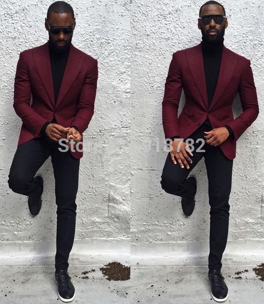 2017 elegant brand suits slim fit groom burgundy tuxedo jacket mens prom suits for wedding groomsmen (jacket+pants, White;black
2017 elegant brand suits slim fit groom burgundy tuxedo jacket mens prom suits for wedding groomsmen (jacket+pants, White;black