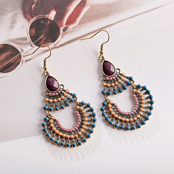 ethnic water drop silver alloy earrings jewelry earrings women vintage boho beads
ethnic water drop silver alloy earrings jewelry earrings women vintage boho beads