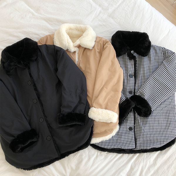 3 colors 2 ways wearing 2018 winter jacket women coats hooded short design thick fur padded coats and jackets womens (x170, Black;brown
3 colors 2 ways wearing 2018 winter jacket women coats hooded short design thick fur padded coats and jackets womens (x170, Black;brown