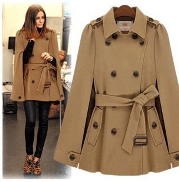 uk brand new fashion 2019 autumn winter wool blend poncho brown navy turn down collar belted cape coat women cloak manteau femme, Black
uk brand new fashion 2019 autumn winter wool blend poncho brown navy turn down collar belted cape coat women cloak manteau femme, Black