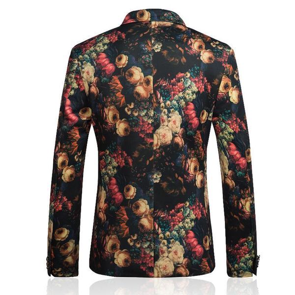 brand man clothes england style single breasted male blazer slim fit floral print mens casual blazer plus size, White;black
brand man clothes england style single breasted male blazer slim fit floral print mens casual blazer plus size, White;black