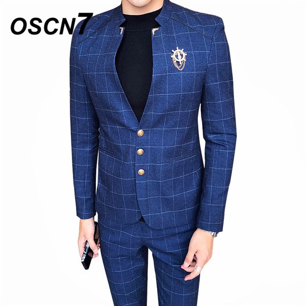 oscn7 casual business chcek 2 piece suit men 2019 wedding dress plaid suits for men party gentleman w6182 two piece, White;black
oscn7 casual business chcek 2 piece suit men 2019 wedding dress plaid suits for men party gentleman w6182 two piece, White;black