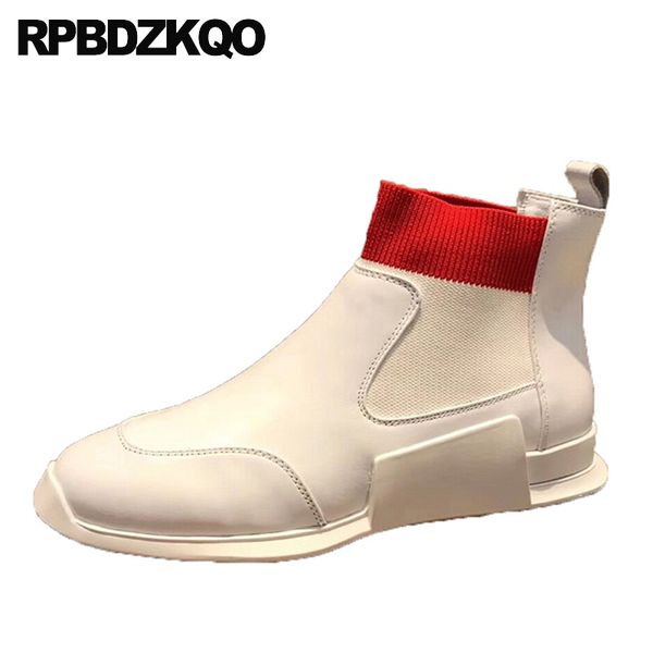 black white slip on genuine leather italy spring runway italian european men shoes casual high trainers boys sneakers
black white slip on genuine leather italy spring runway italian european men shoes casual high trainers boys sneakers