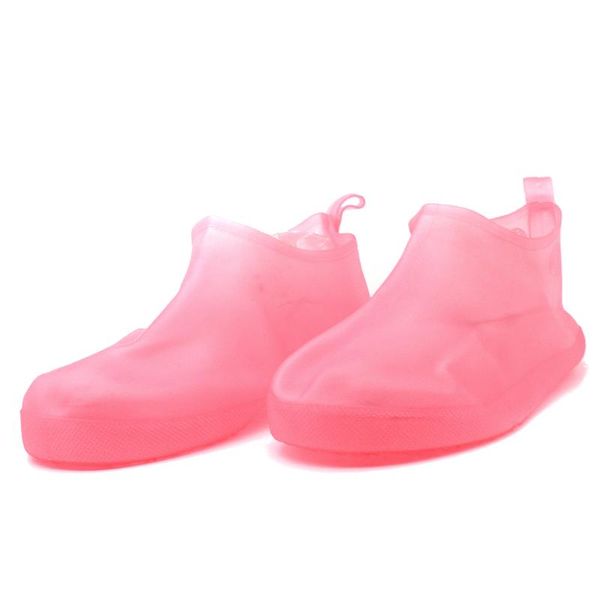waterproof reusable rain shoes covers rubber watertight slip-resistant rain boot overshoes men & women shoes accessories, White;pink
waterproof reusable rain shoes covers rubber watertight slip-resistant rain boot overshoes men & women shoes accessories, White;pink