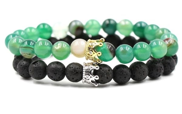 8mm 2pcs/set fgh32 elastic adjusted nature black stone volcanic lava bead micro pave cz zircon cubic zirconia crown bracelet
8mm 2pcs/set fgh32 elastic adjusted nature black stone volcanic lava bead micro pave cz zircon cubic zirconia crown bracelet