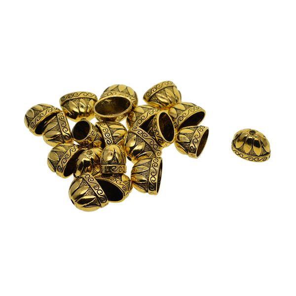 20 pieces ethnic lotus flower leather ends cord glue in barrel end caps, leather cord finding kit for kumihimo jewelry and tassel making
20 pieces ethnic lotus flower leather ends cord glue in barrel end caps, leather cord finding kit for kumihimo jewelry and tassel making