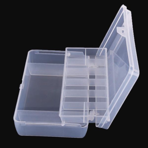2 layers fishing lure compartments storage case box plastic fish lure spoon hook bait tackle box pesca isca fishhook
2 layers fishing lure compartments storage case box plastic fish lure spoon hook bait tackle box pesca isca fishhook