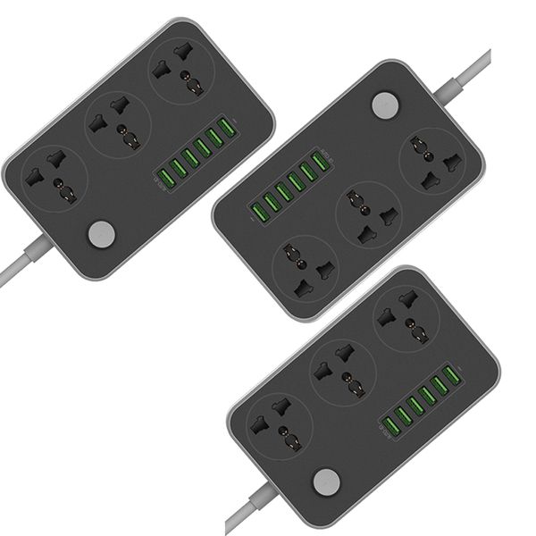 new 3 ports electronic power strip + 6 usb ports outlets fast charging patch board smart sockets interface extension uk/us/eu
new 3 ports electronic power strip + 6 usb ports outlets fast charging patch board smart sockets interface extension uk/us/eu