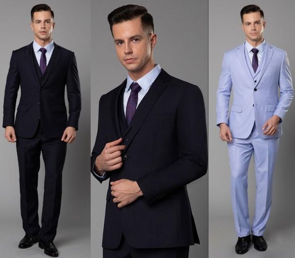 2020 mens blazer suits three pieces notch lapel wedding tuxedos suits formal wear mens bridegroom mens suits, Black;gray
2020 mens blazer suits three pieces notch lapel wedding tuxedos suits formal wear mens bridegroom mens suits, Black;gray