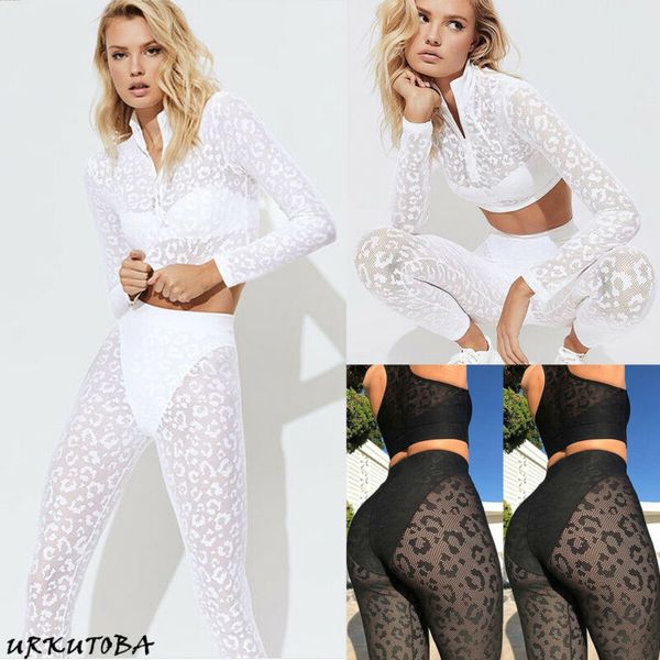 2pcs lace yoga set leopard women sports suit crop pants outfit yoga workout tracksuit, White;red
2pcs lace yoga set leopard women sports suit crop pants outfit yoga workout tracksuit, White;red