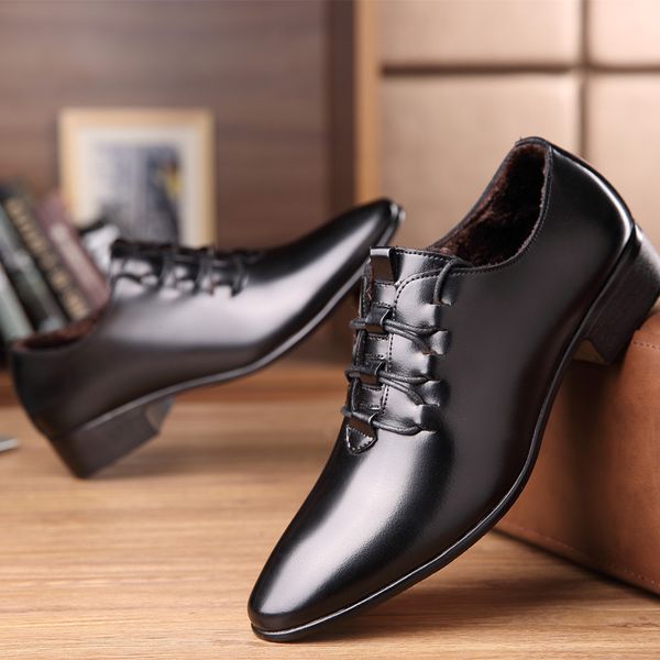 new fashion leather men dress shoes handmade office business wedding outdoor luxury lace up formal oxfords mens shoe, Black
new fashion leather men dress shoes handmade office business wedding outdoor luxury lace up formal oxfords mens shoe, Black