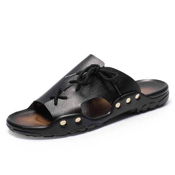 2019 summer leather slides men shoes slippers lightweight sandals men flip flops causal roman comfortable flats footwear, Blue;gray
2019 summer leather slides men shoes slippers lightweight sandals men flip flops causal roman comfortable flats footwear, Blue;gray