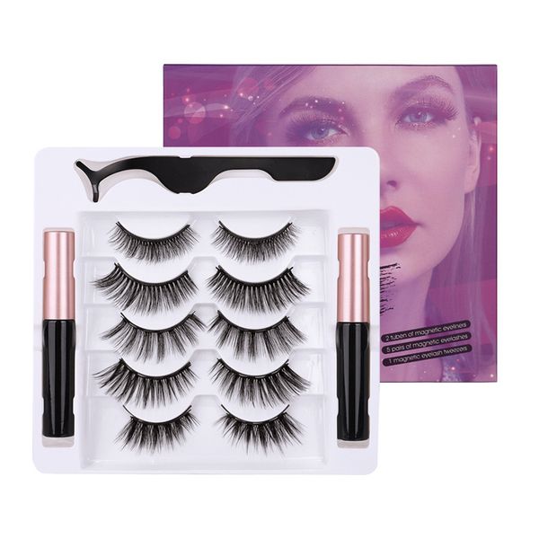 natural magnetic false eyelashes 5 pairs set thick soft fake lashes with magnet liquid eyeliner + tweezer eye makeup dhl free
natural magnetic false eyelashes 5 pairs set thick soft fake lashes with magnet liquid eyeliner + tweezer eye makeup dhl free