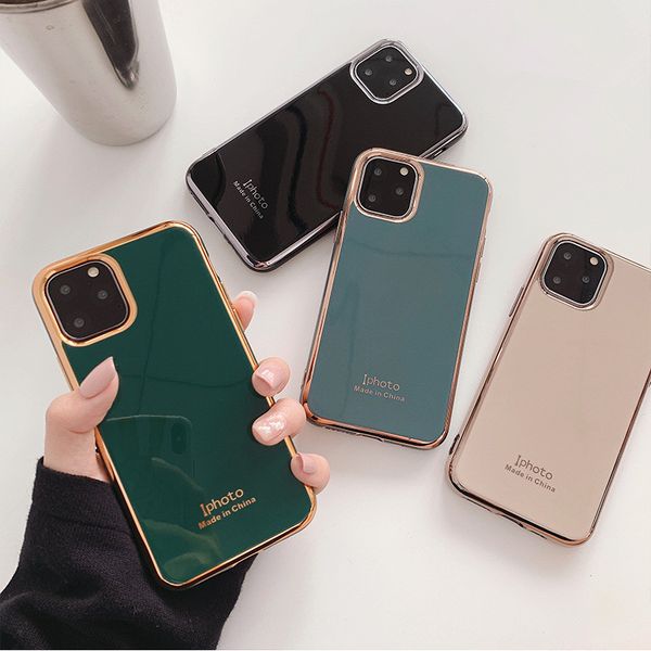 luxury plain gold plating mirror phone case for iphone 11 pro max x xr xs max 7 8 plus glitter soft tpu silicone back cover
luxury plain gold plating mirror phone case for iphone 11 pro max x xr xs max 7 8 plus glitter soft tpu silicone back cover