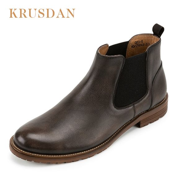 krusdan 2018 new vintage style boots genuine leather men shoes men boot bota masculina, Black
krusdan 2018 new vintage style boots genuine leather men shoes men boot bota masculina, Black