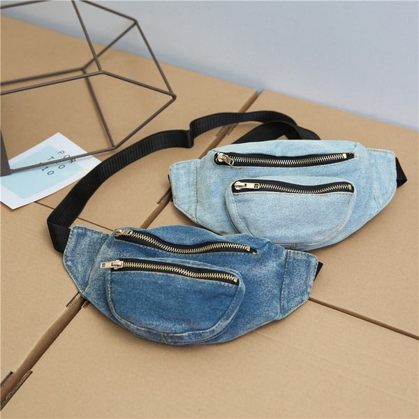 men women denim zipper waist bag casual fanny pack chest packs for women men money belt buik tasje belly bags purse chic bange
men women denim zipper waist bag casual fanny pack chest packs for women men money belt buik tasje belly bags purse chic bange