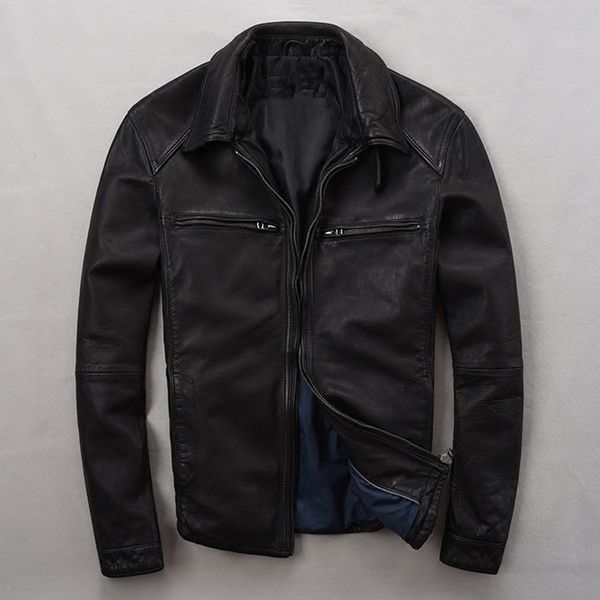 2020 black men russian autumn smart casual leather jacket plus size 3xl genuine sheepskin slim fit fashion natural leather coat
2020 black men russian autumn smart casual leather jacket plus size 3xl genuine sheepskin slim fit fashion natural leather coat