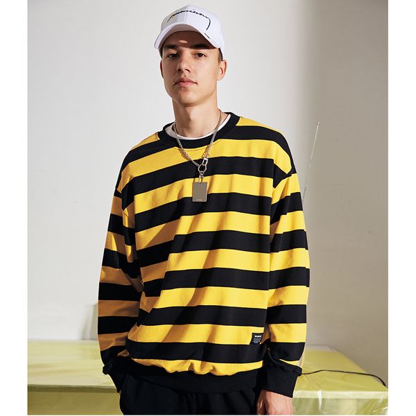 mens brand sweater designer over size striped round neck shirt coat mens luxury hoodies 2019 sale, Black
mens brand sweater designer over size striped round neck shirt coat mens luxury hoodies 2019 sale, Black