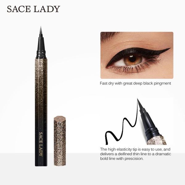 sace lady black liquid eyeliner pencil quick dry easy to shape eyeliner liquid natural waterproof ink pen tslm1
sace lady black liquid eyeliner pencil quick dry easy to shape eyeliner liquid natural waterproof ink pen tslm1