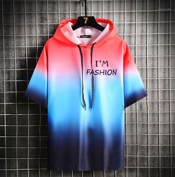 mens 2020 luxury designer clothes summer mens designer tshirts solid color letter printed gradient hooded short sleeve, White;black
mens 2020 luxury designer clothes summer mens designer tshirts solid color letter printed gradient hooded short sleeve, White;black