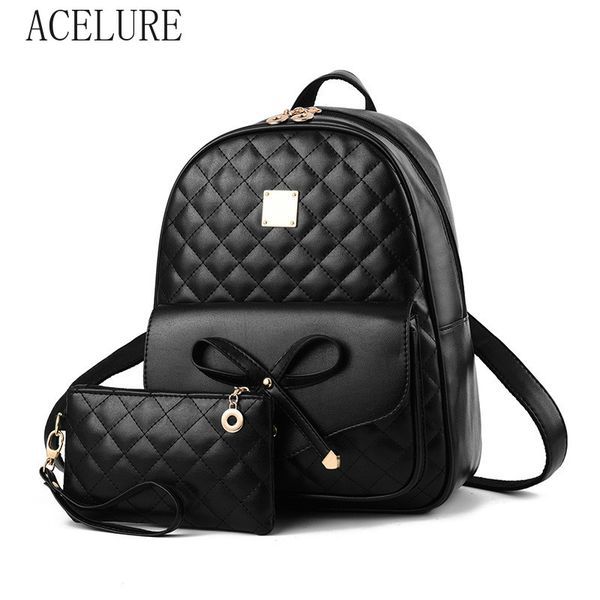 acelure women's backpack fashion black pu leather school bags for students + purse small girls' bags mother and daughter
acelure women's backpack fashion black pu leather school bags for students + purse small girls' bags mother and daughter