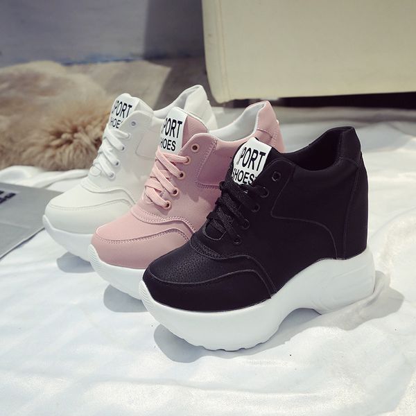 women's vulcanize shoes pu leather white/black/pink sneakers for woman fashion high heels chunky sneakers female platform shoes
women's vulcanize shoes pu leather white/black/pink sneakers for woman fashion high heels chunky sneakers female platform shoes