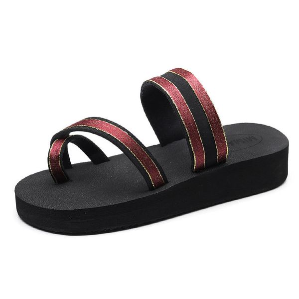 can launch new high-heeled anti-skid flip-flops thick bottom sandals and slippers female summer beach fashion beach shoes, Black
can launch new high-heeled anti-skid flip-flops thick bottom sandals and slippers female summer beach fashion beach shoes, Black