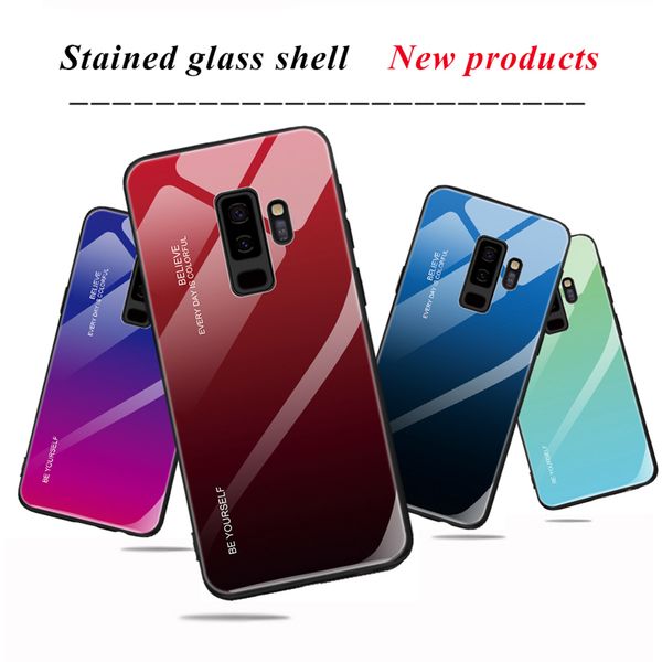 anti-fall gradient colorful phone case anti-scratch tempered glass back case cover for samsung s10 s9 s8 j4 j6 a30 m30
anti-fall gradient colorful phone case anti-scratch tempered glass back case cover for samsung s10 s9 s8 j4 j6 a30 m30