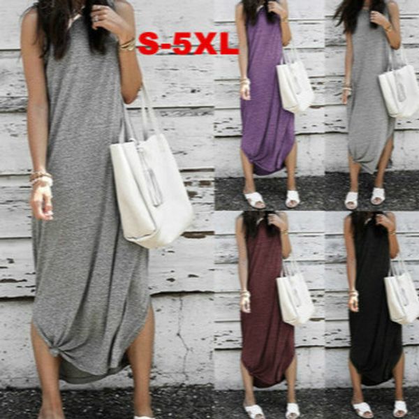 womens fashion spring summer new sleeveless dress ladys solid color casual long skirt women plus size dresses 2020 new vogue style skirt, Black;gray
womens fashion spring summer new sleeveless dress ladys solid color casual long skirt women plus size dresses 2020 new vogue style skirt, Black;gray