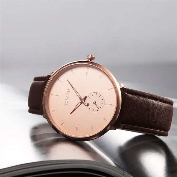 fashion casual men watch luxury quartz leather band watches mens analog wrist watch gifts business man clock montre homme 4fn, Slivery;brown
fashion casual men watch luxury quartz leather band watches mens analog wrist watch gifts business man clock montre homme 4fn, Slivery;brown