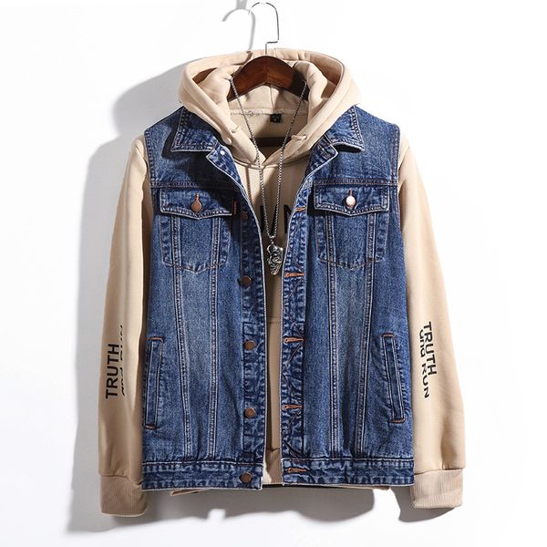 popular brand plus-sized men's wear new autumn loose and plus-sized cowboy vest jacket men's cowboy jacket, Black;brown
popular brand plus-sized men's wear new autumn loose and plus-sized cowboy vest jacket men's cowboy jacket, Black;brown