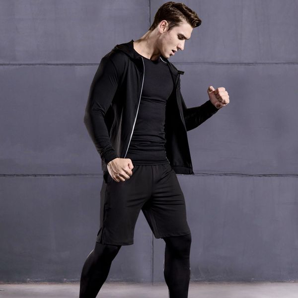 men running sport pants suits jogging tracksuit sets male training sportswear gym fitness, Black;blue
men running sport pants suits jogging tracksuit sets male training sportswear gym fitness, Black;blue