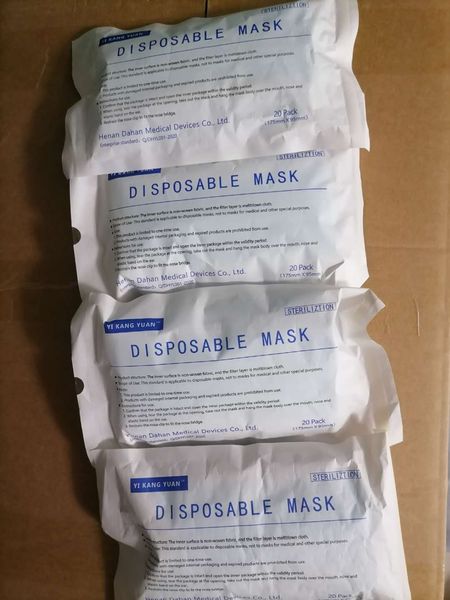 dhl quality assurance meltblown mouth masks covid-19 nonwove 3 layer ply disposable anti-dust disposable face masks 20pcs/pack high quality