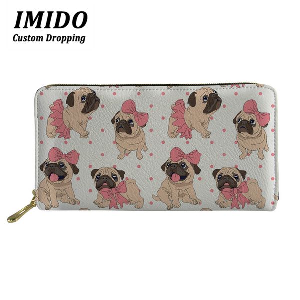 imido cute pug puppies design clutch wallet female money bag holderc leather wallets women coin bag card pack 2019, Red;black
imido cute pug puppies design clutch wallet female money bag holderc leather wallets women coin bag card pack 2019, Red;black