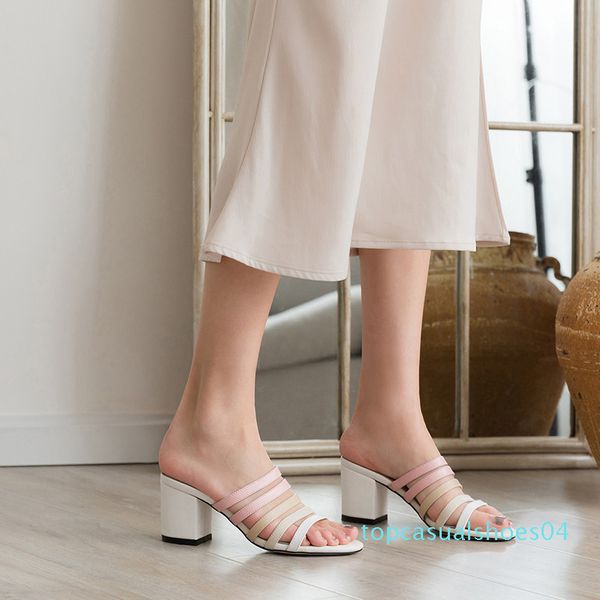 verconas women slippers genuine leather sandals round toe high heels prom pumps spring summer thick heel elegant shoes woman t04, Black
verconas women slippers genuine leather sandals round toe high heels prom pumps spring summer thick heel elegant shoes woman t04, Black