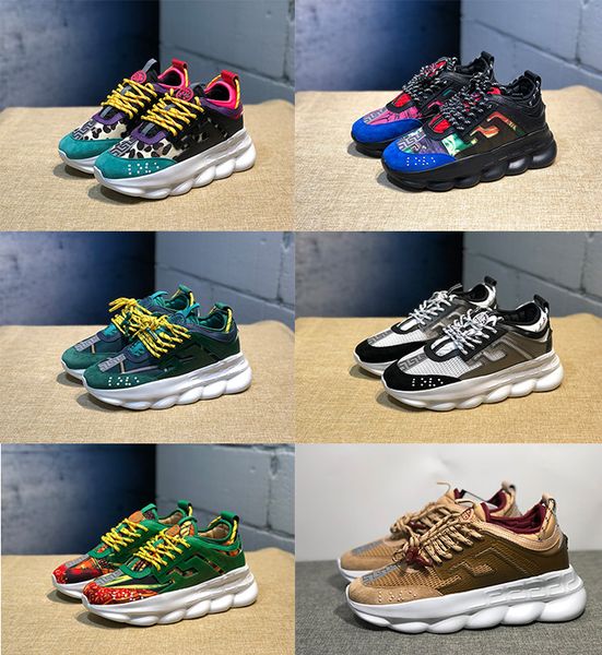 (with box)Designer Chain Reaction Sneakers trainers sneaker light weight chain-linked rubber sole shoes luxury brand designer sport shoe
(with box)Designer Chain Reaction Sneakers trainers sneaker light weight chain-linked rubber sole shoes luxury brand designer sport shoe