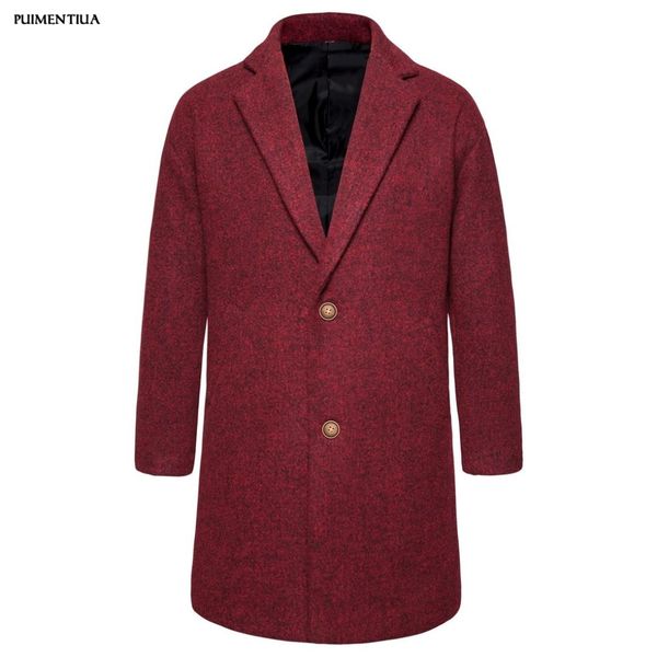 puimentiua men's spring autumn thick wool trench fashion warm coat male long casual coats lapel collar overcoat plus size 3xl, Black
puimentiua men's spring autumn thick wool trench fashion warm coat male long casual coats lapel collar overcoat plus size 3xl, Black
