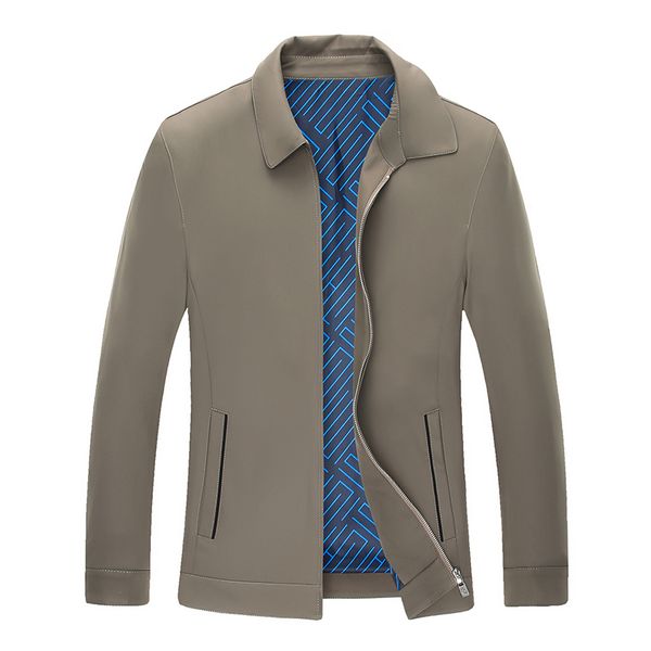 men's jackets business casual thin jacket spring and autumn lapel, Black;brown