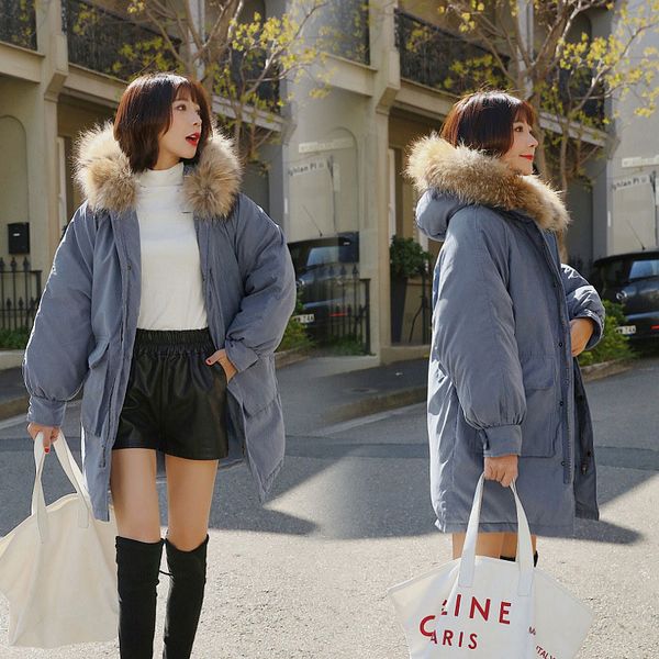 oversize fur coat hooded winter down coat women jacket thick warm bakery cotton padded wadded parkas big pocket, Black
oversize fur coat hooded winter down coat women jacket thick warm bakery cotton padded wadded parkas big pocket, Black