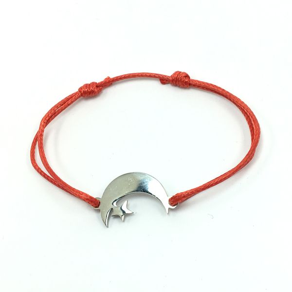 card bracelet moon star stainless steel charm cord bracelet adjustable friendship string lucky bracelet for women girls, Golden;silver
card bracelet moon star stainless steel charm cord bracelet adjustable friendship string lucky bracelet for women girls, Golden;silver