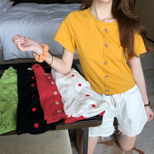 women's color design short t-shirt cotton candy t-shirt candy versatile slim solid color short sleeve fashion, White
women's color design short t-shirt cotton candy t-shirt candy versatile slim solid color short sleeve fashion, White