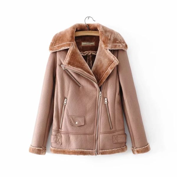 thick warm burgundy outerwear black fleece women 2019 faux leather jacket coats ladies winter girls wild oversize fur liner coat
thick warm burgundy outerwear black fleece women 2019 faux leather jacket coats ladies winter girls wild oversize fur liner coat