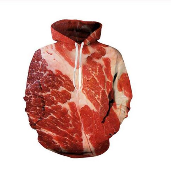 new fashion beef meat crewneck sweatshirts women/men casual hoodies funny 3d print pullovers mw06, Black
new fashion beef meat crewneck sweatshirts women/men casual hoodies funny 3d print pullovers mw06, Black