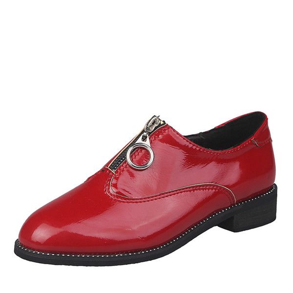 flats women spring shoes loafers patent leather low heels slip on footwear female pointed toe thick heel black red
flats women spring shoes loafers patent leather low heels slip on footwear female pointed toe thick heel black red