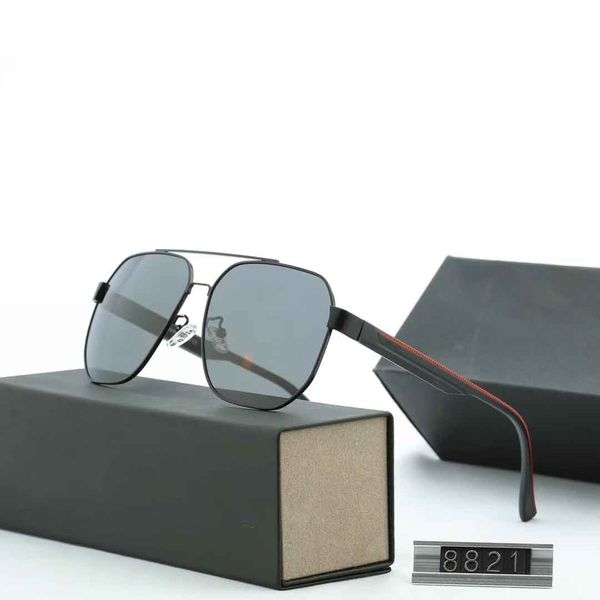 new large frame men's polarized sunglasses driving sunglasses fashion glasses trend glasses 8821 with original box 
new large frame men's polarized sunglasses driving sunglasses fashion glasses trend glasses 8821 with original box